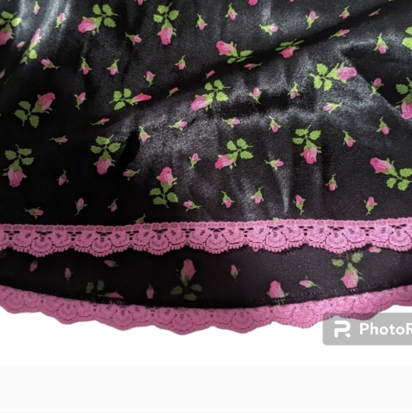 Betsey Johnson Rare Vintage Satin Lingerie Dress Size Medium - Picture 5 of 6